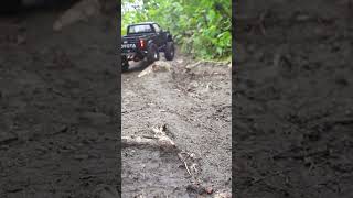 Toyota Hilux Sends a Rock at Camera | RC4WD Trail Finder 2 #rcrockcrawler  #scalemodel #rctruck