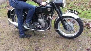 Velocette Viper 1956 Start Up