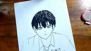 HOW TO DRAW ANIME BOY | ART BY TARIN |