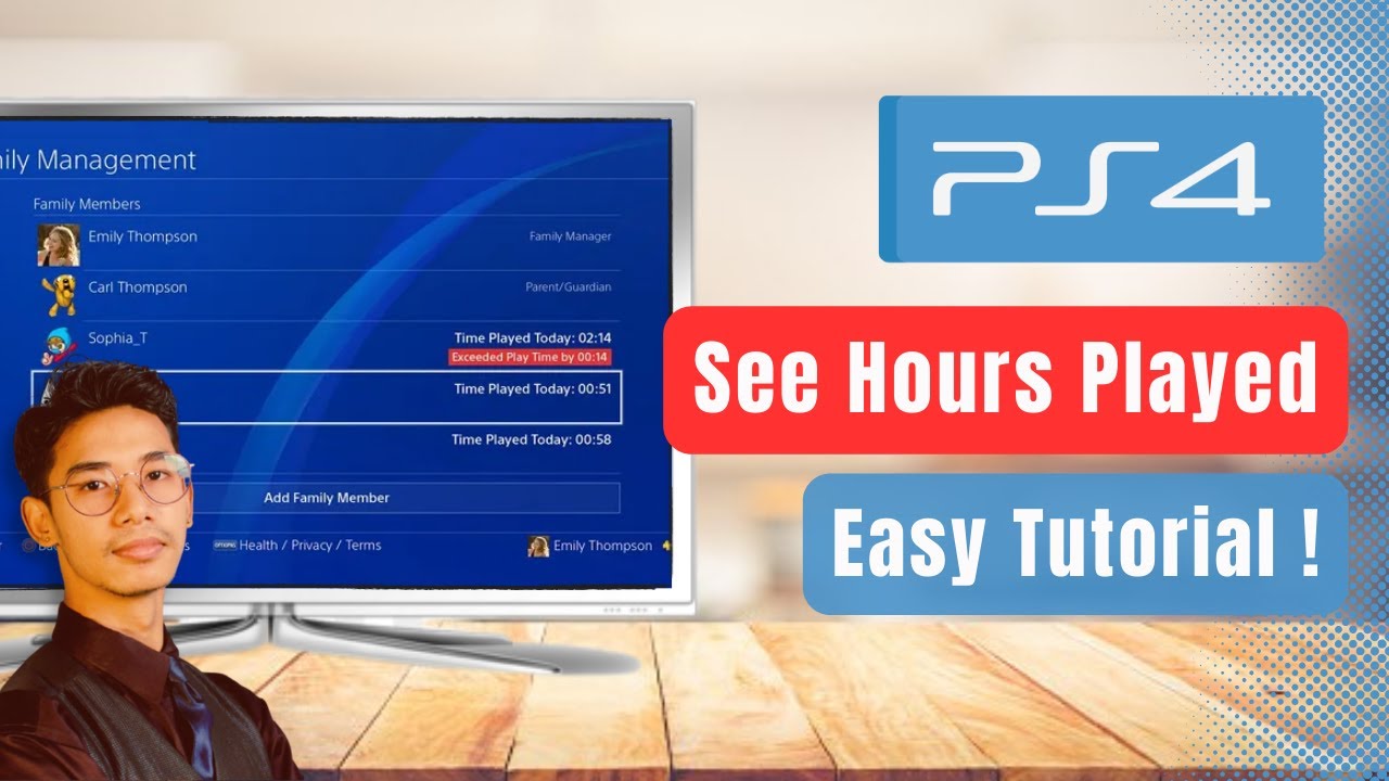 How To See Hours Played On PS4 ! - YouTube