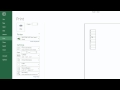 How to print gridlines with Excel 2013