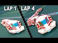 Racing HOVER TRAINS, But Every Lap They Get Longer!