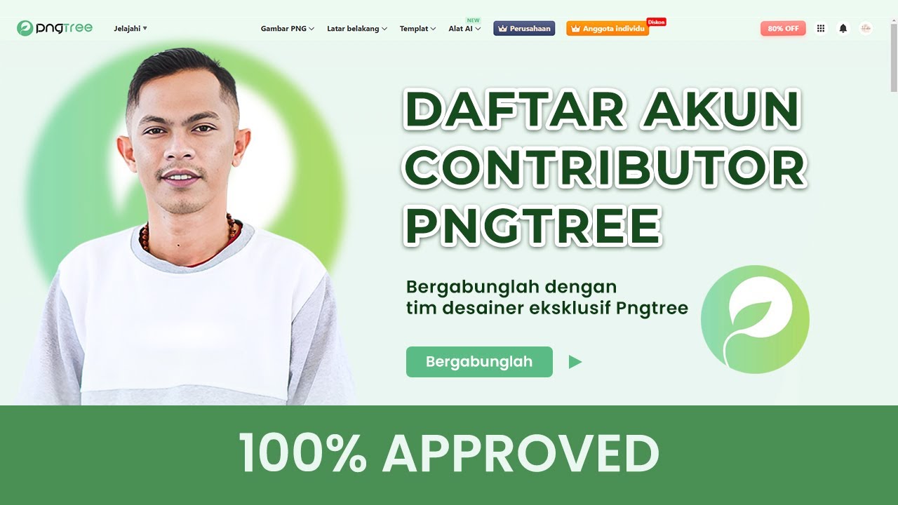 Panduan Lengkap Daftar Akun Pngtree Contributor Youtube