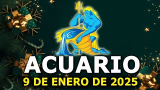 😍𝐀𝐏𝐑𝐎𝐕𝐄𝐂𝐇𝐀 𝐀𝐋 𝐌Á𝐗𝐈𝐌𝐎🔥🔥🔥Acuario♒Horoscopo de hoy  9 de Enero de 2025 |Tarot