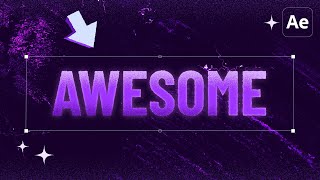 Make AMAZING Text in After Effects