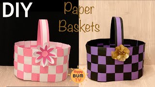DIY PAPER WEAVING BASKET FOR ANY OCCASION | EASY DIY PAPER CRAFT