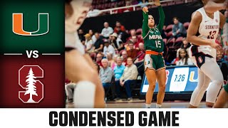 Miami vs. Stanford Condensed Game | 2024-25 ACC Women's Basketball