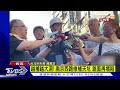 北市天坑剛鋪好又塌 蔣萬安急赴現場視察｜tvbs新聞 @tvbsnews01