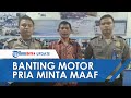 Video Permintaan Maaf Pria di Riau yang Banting Motor karena Tak Mau Ditilang