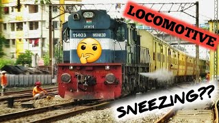 Aggressive WDM-3D sneezes off the Air | 03063 Balurghat special skipping Serampore HWH-BWN main line