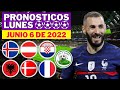 ✅⚽PRONÓSTICOS GRATIS JUNIO 6 DE 2022 | APUESTAS DEPORTIVAS DE FÚTBOL EN LA EUFA NATIONS LEAGUE LUNES