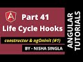 Angular Life Cycle Hook | ngOnInit vs constructor| Component Life Cycle Hooks (Part-1) (Tutorial 41)