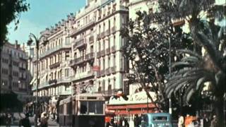 ALGERIE: ALGER: LA VILLE EN 1938 EN COULEUR