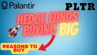 HEDGE FUNDS BUYING BIG 📈📈 REASONS TO BUY PLTR 🔥 IMPORTANT PLTR UPDATE