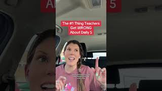 The #1 Daily 5 Mistake Teachers Make (Fix Your Literacy Block Fast!)