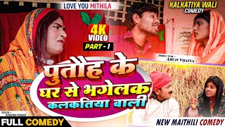 पुतौह के माइर के घर से भगेलक कलकतिया वाली // PART 1 // MAITHILI COMEDY 2024 //