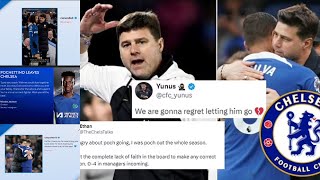 Reactions to Mauricio Pochettino's departure from Chelsea😰