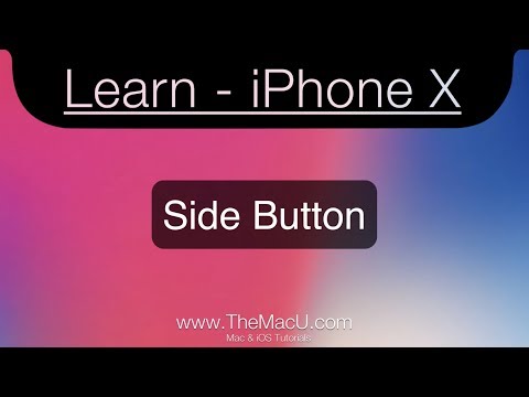 iPhone X Tutorial - The Side Button iPhone X Tutorial - The Side Button