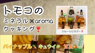 フルーツビネガー✨ミネラル✖aromaクッキング❣️