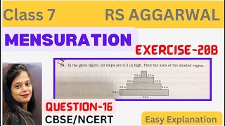 MENSURATION - Class 7 Maths - Chapter 20 - Exercise 20B - Question 16 - Rs Aggarwal