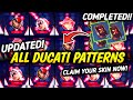 UPDATE!! ALL DUCATI BINGO PATTERN (COMPLETE) | GET YOUR DUCATI SKIN NOW - MLBB