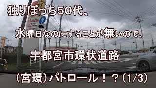 独りぼっち５０代、水曜日なのにすることが無いので、宇都宮市環状道路（宮環） パトロール！？（1/3）