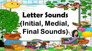 Letter Sounds (Initial, Medial, Final Sounds) | English Pronunciation | Teacher Beth Class TV