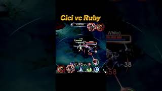 RUBY VS CICI 💪|MOBILE LEGENDS BANG BANG #mlbb #shrots #mlbbcreator