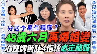 六月李易再爆婚變！陪玩小20歲嫩男保母，13年夫妻情天崩地裂！許聖梅驚悚剖析一關鍵「老夫老妻」早有問題？心理師斷言「伴侶關係」4指標上榜必定走向分離！【新聞挖挖哇】每周精選