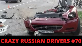 RUSSIAN DASHCAM- Crazy Drivers Car Crash Compilation #70