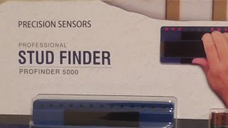 Precision Stud Sensors Profinder 5000 Franklin 710 Review DOES IT WORK STUD FINDER