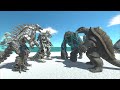 Team Machine Kiryu Mecha Godzilla VS Kajiu Monsters