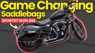 Harley Davidson Sportster Iron 883 Saddlebags That Are Game Changers, Heres Why!