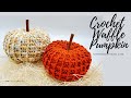 How to crochet Waffle Pumpkin 🎃