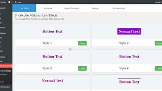 Shortcode Addons - Link effects Wordpress Addons Plugin