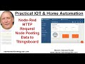 Node-Red HTTP  Request Node Posting Data to Thingsboard