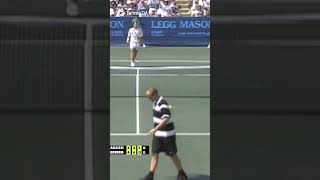 Magical Andre Agassi vs Stefan Edberg Point!