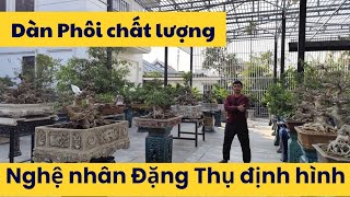 Dàn phôi cực chất lượng được nghệ nhân Đặng Thụ định hình