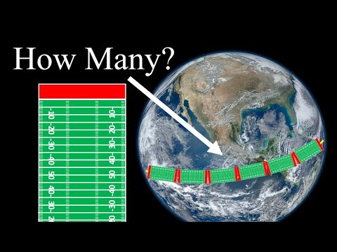 How many football fields is 1000 meters?