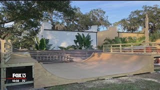Neighbors displeased by backyard half-pipe