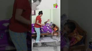 Water balloon prank on sleeping husband 😄😄😄|| పాపం కింద పడ్డాడు #ytshorts #1million #trendingshorts