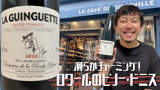 【フランス 赤ワイン】パリで購入した絶品なロワールのピノー・ドニス！ゆきおとワイン501「Domaine de la Roche Bleue La Guinguette 2020」