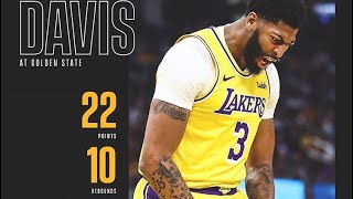 AD & LEBRON COMBINED FOR 37! LAKERS VS WARRIORS, LAKERS FULL HIGHLIGHTS!