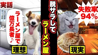 【実話】脱サラしてラーメン屋を開いた男の末路がヤバかった　#猫マニ #猫ミーム #cat #末路