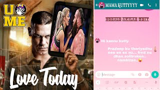 MAMA KUTTY SONG WWE VERSION || LOVE TODAY || JOHNCENA || R AKILAN REMIX