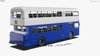 Daimler Fleetline CRG6 Double-Decker Bus 1965 3D model by 3DModels.org