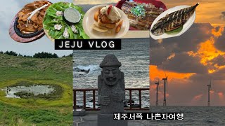 [여행vlog]혼자서도 잘 놀아요 | 제주서쪽 | 금오름 | 문도지오름 | 해지개 | 위이 | 사계의시간