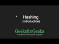 Hashing | Set 1 (Introduction) | GeeksforGeeks