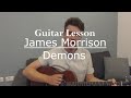Demons - James Morrison (Guitar Lesson/Guitar Tutorial/Chords) with Ste Shaw