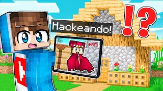 ¡Usando CAMARAS de SEGURIDAD para hacer TRAMPAS en el Escondite de Minecraft!  📱😂Con SILVIO y RAPTOR